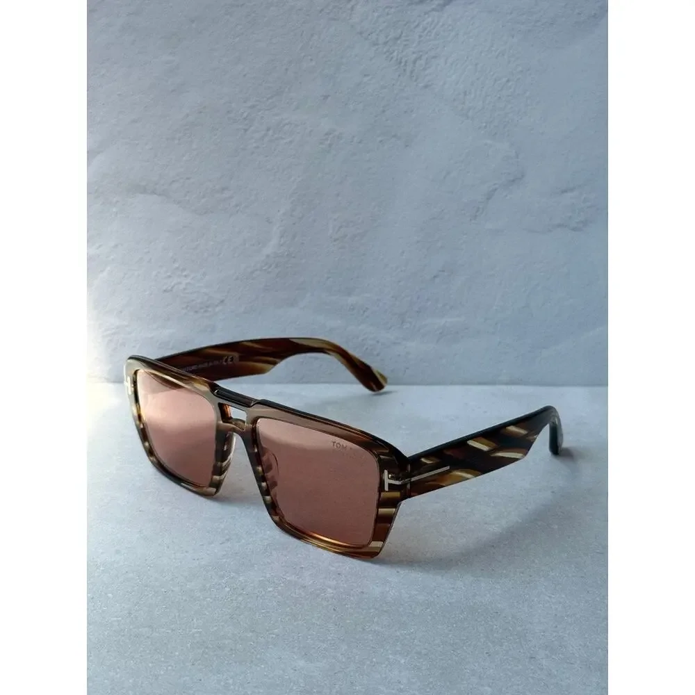 NEW Tom Ford Redford FT1153 Sunglasses Havana Photochromic